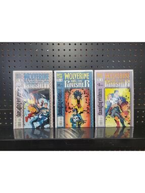 Wolverine and The Punisher Comic Set #1-3 - Action Packed!